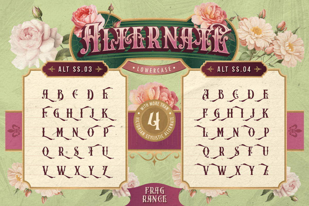 Fragrance, a Serif Font by Burntilldead (Photo 12 of 14)