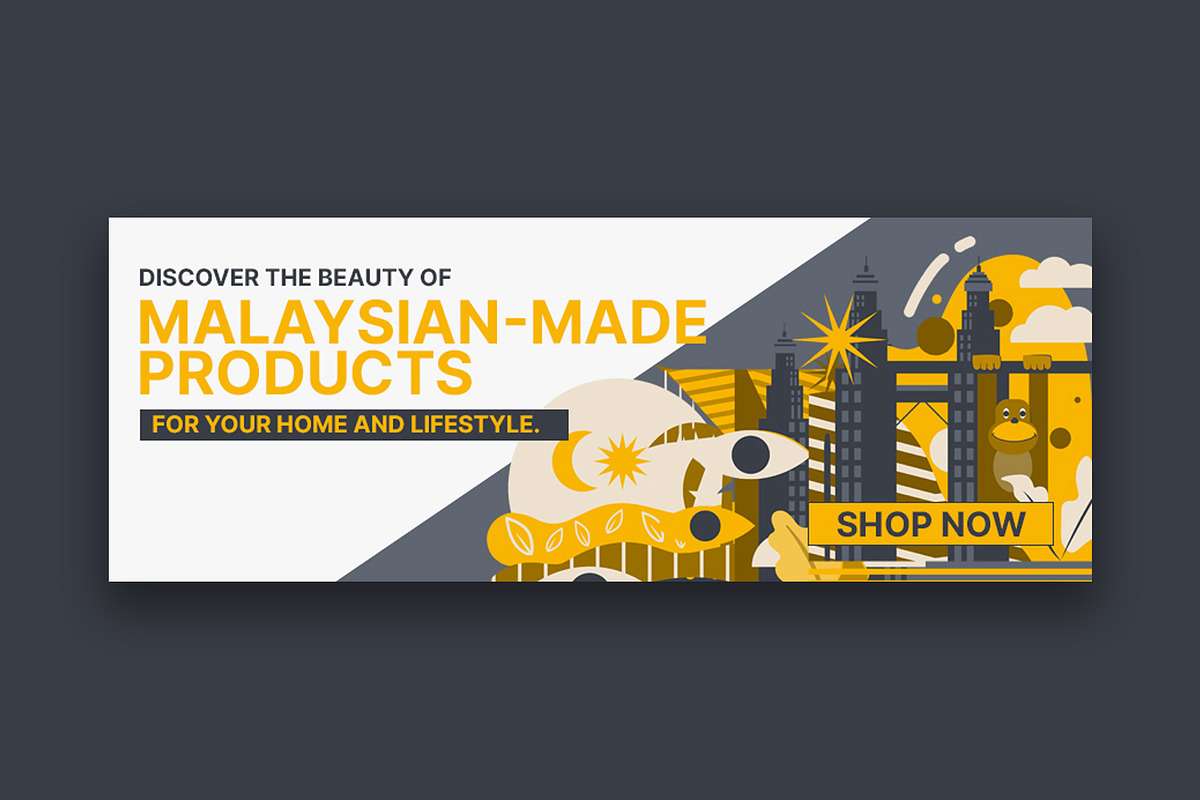 E-Commerce Facebook Cover, a Social Media Template by Esensifiksi.studio (Photo 2 of 3)