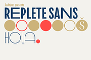 Replete Sans, a Sans Serif Font by Sudtipos (Thumbnail 1 of 14)