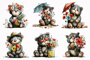 Summer Cats Clipart, an Illustration by DreamArtGraphic (Thumbnail 5 of 8)