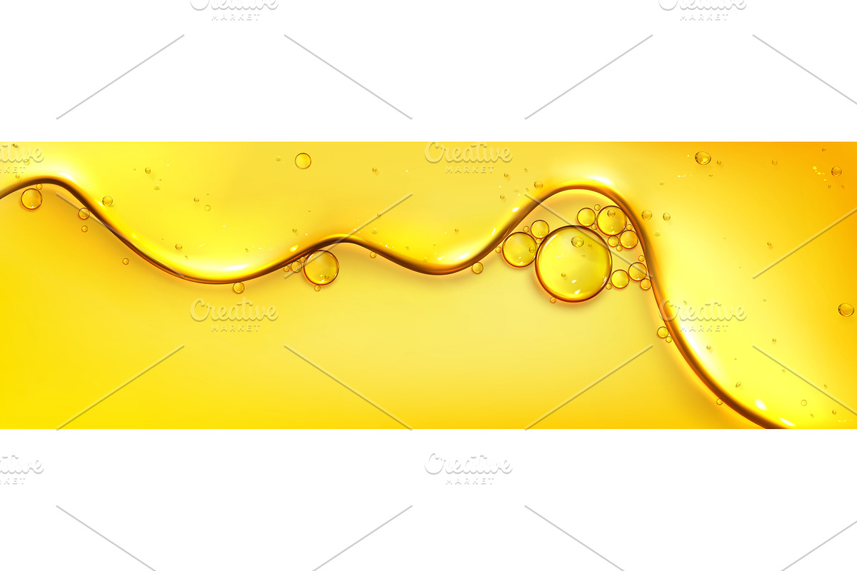 Oil texture forms bubble shapes, an Illustration by art PVP - market