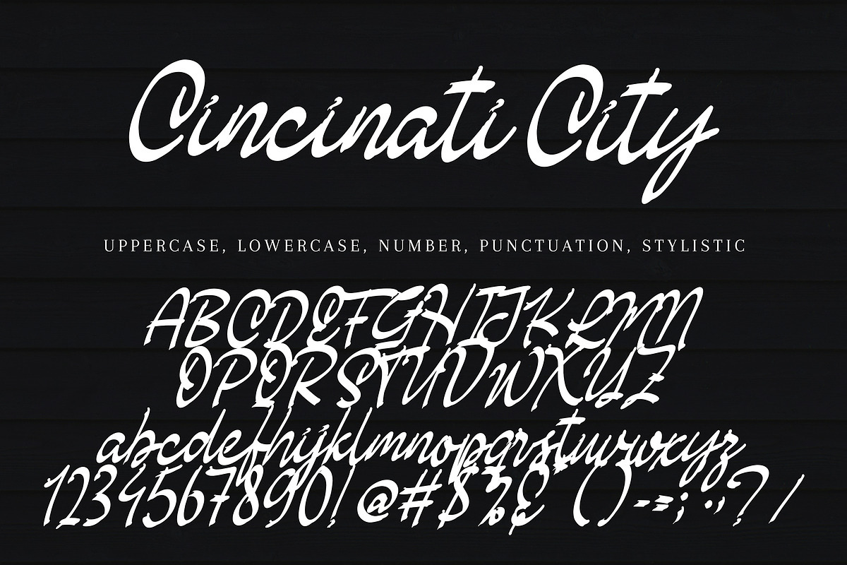 Cincinati City, a Handwritten Font by HaKi Studio