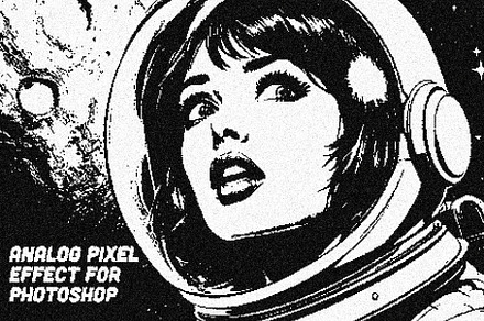 Analog Pixel Effect for Photoshop