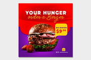 Social Media Fast Foods Template, a Social Media Template by rogeriomarcos (Thumbnail 2 of 11)