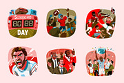 Sports Illustrated NFL Vectors, a Sport Illustration by Creative Stall (Thumbnail 8 of 9)