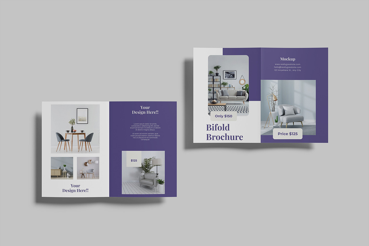A5 Bifold Brochure Mockup, a Brochure Template by Graphiculon (Photo 6 of 11)