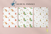 Musical animals, a Pattern Graphic by Lineli (Thumbnail 3 of 8)