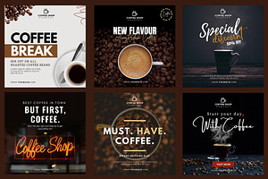 Canva Instagram Coffee Template