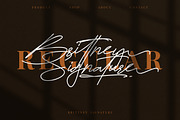 Brittney Signature Business Font, a Script Font by KennedyStudio (Thumbnail 2 of 11)
