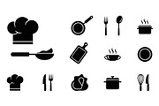 Kitchen Cooking Icon Vector Bundle, an Illustration by jahid234 (Thumbnail 49 of 51)