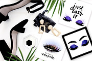 Lashes quotes for fashion girls., a Decorative Illustration by Yana Lesiuk (Thumbnail 6 of 9)