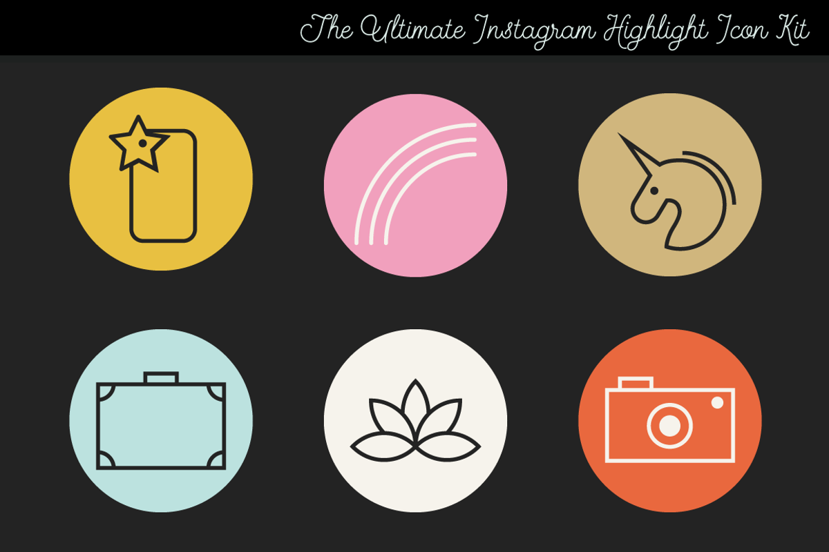 Instagram Story Highlight Icons 1, a Social Media Template by Marmalade Moon (Photo 2 of 3)