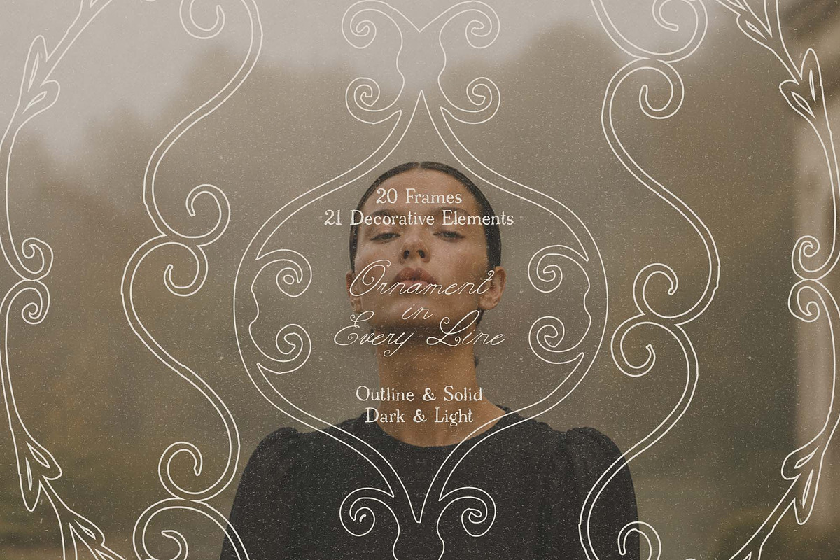 Flourish – Vintage Ornamental Frames, an Object Graphic by DigARTbyHavroshka (Photo 11 of 12)