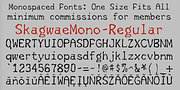 SkagwaeMono, a Sans Serif Font by Ingrimayne Type (Thumbnail 4 of 5)
