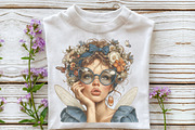 Vintage Easter Fairy Clipart, an Illustration by OK Design (Thumbnail 6 of 6)