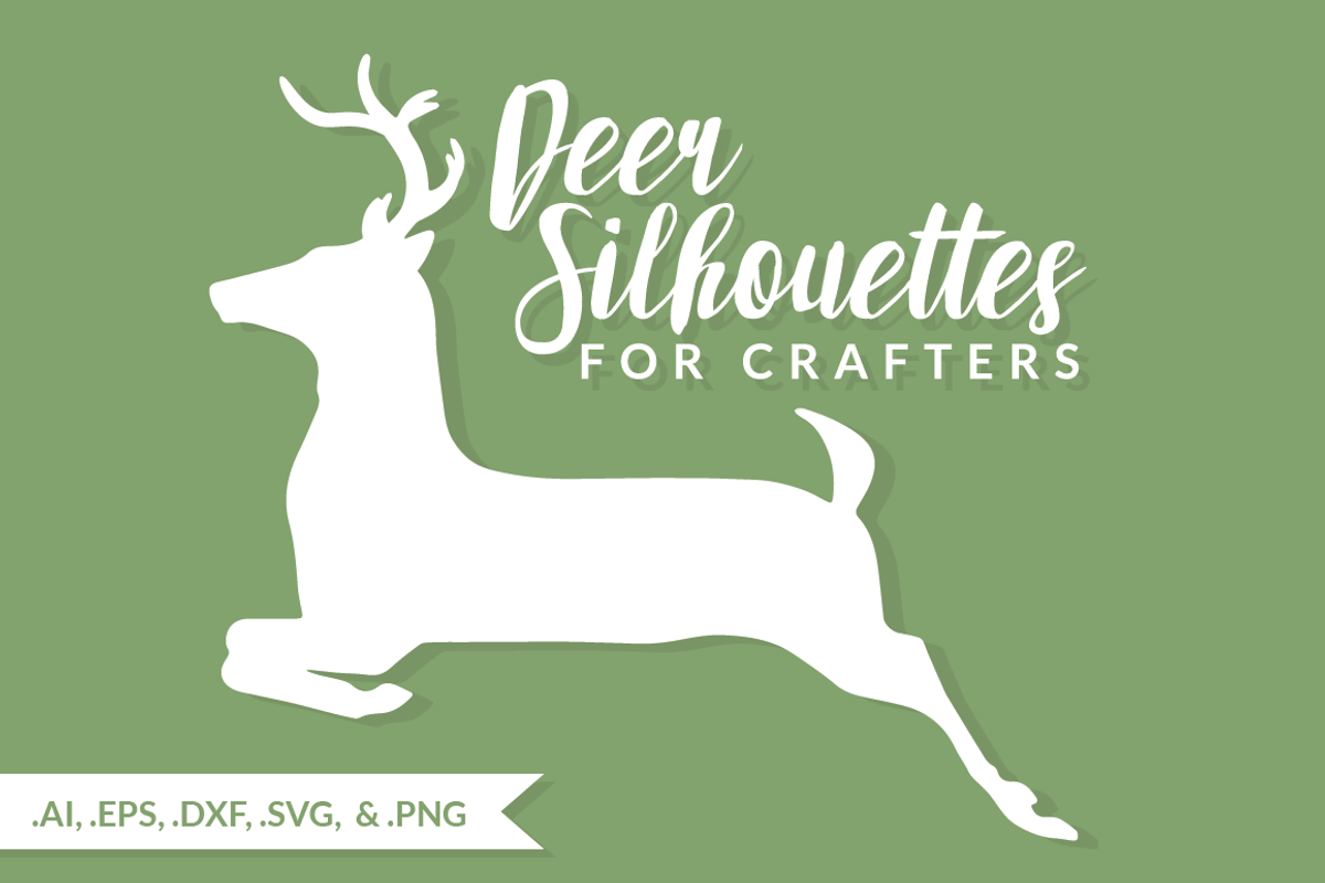 Deer Silhouettes for Crafters, an Object Graphic by Brandi Lea Designs (Photo 1 of 3)
