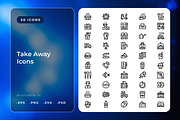Take Away Icons 3, a Duotone Icon by Wencory (Thumbnail 1 of 3)
