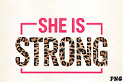 She is strong leopard print graphic, an Illustration by CrexoraLab (Thumbnail 4 of 4)