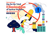 10 Elimination of Nuclear Weapon, an Object Illustration by denayunebgt (Thumbnail 1 of 4)