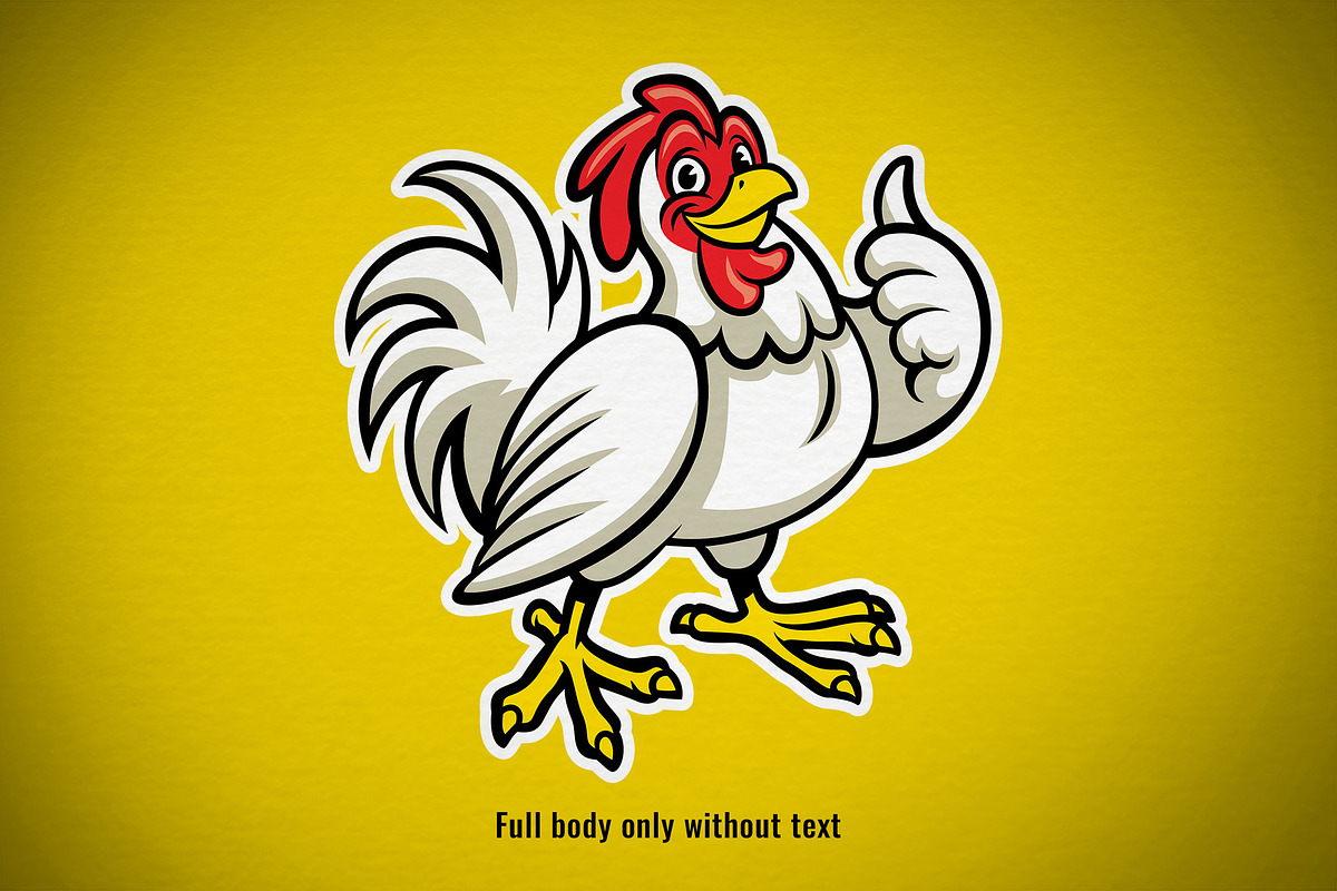 Chicken Cartoon Thumb Up Mascot, a Branding & Logo Template by bazzier_graphik (Photo 2 of 2)