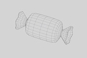 wrapped candy, an Object 3D Model by fahad121 (Thumbnail 5 of 7)