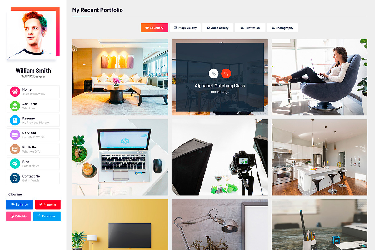 Personal CV/Resume HTML Template, a HTML Template by CodexCoder Themes (Photo 6 of 6)