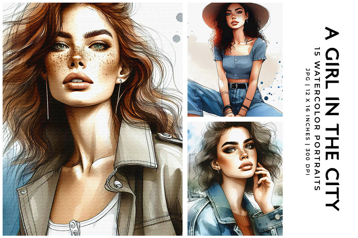 A Girl in The City, a Person Illustration by Digital Art Creations (Photo 4 of 10)