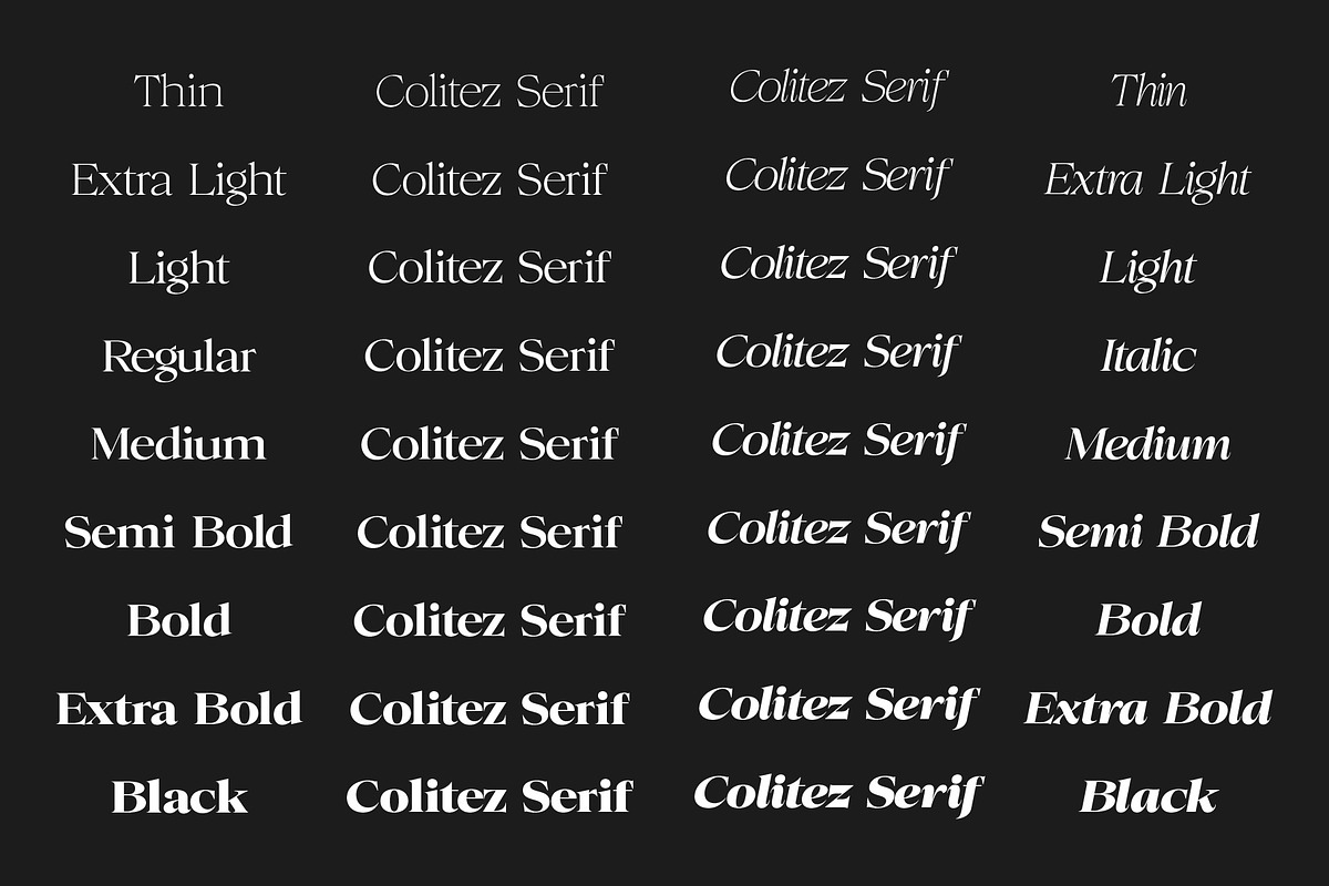 Colitez - Editorial Serif, a Serif Font by Oktnum Type Foundry (Photo 15 of 15)