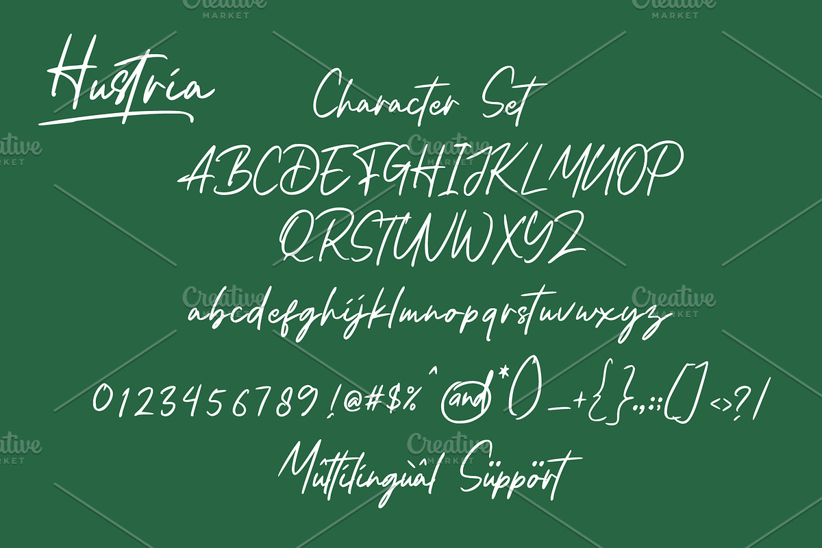 Hustria - Script Font, a Script Font by prps.std (Photo 6 of 7)