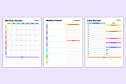2025 Full Year Dated Planner Canva, a Stationery Template by Mustafiz (Thumbnail 6 of 6)