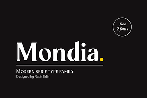 Mondia - 18 Fonts