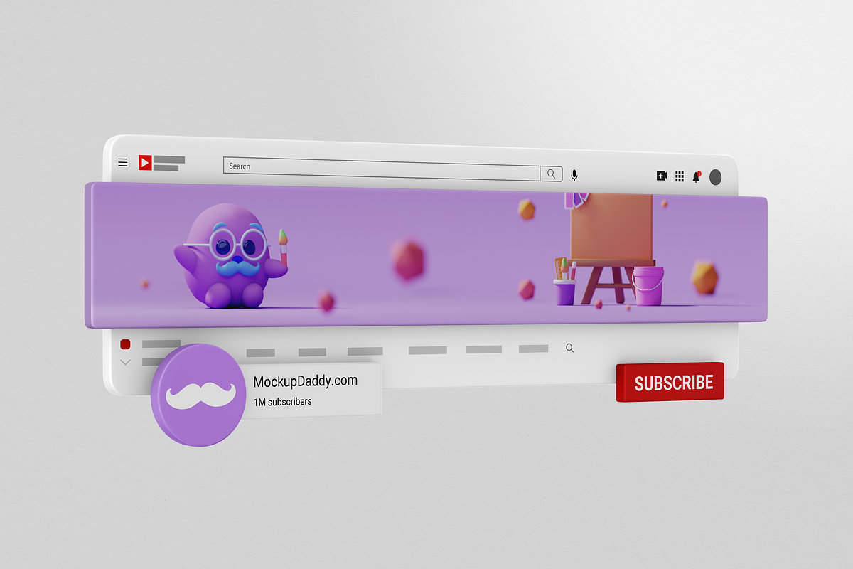 Youtube Mockup, a Product Mockup by Mockupdaddy (Photo 10 of 10)