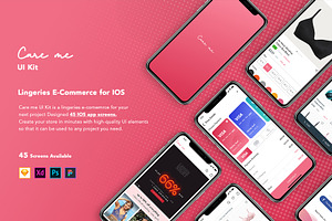 Care me - Lingeries Ecommerce UI Kit