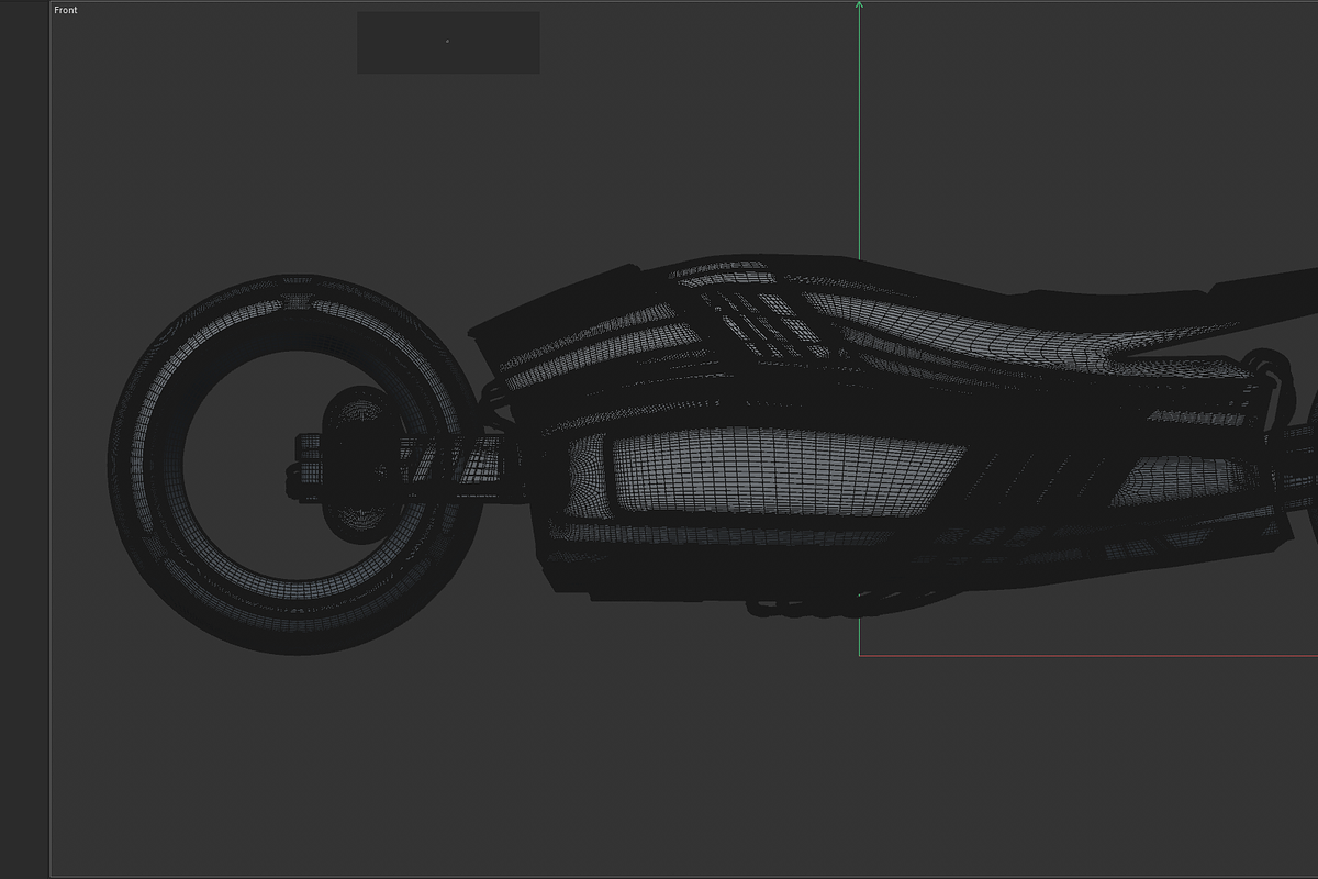 Sci-fi concept motorcycle, a Cars & Vehicle 3D Model by Snji | 3D Models (Photo 13 of 16)