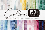 Watercolor Bundle-Background&Shape, a Texture Illustration by Beigetime (Thumbnail 1 of 13)