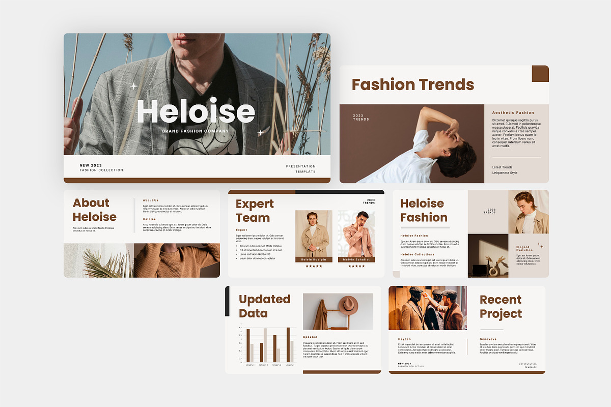 Heloise Fashion Keynote Presentation, a Presentation Template by Kren Studio (Photo 4 of 10)