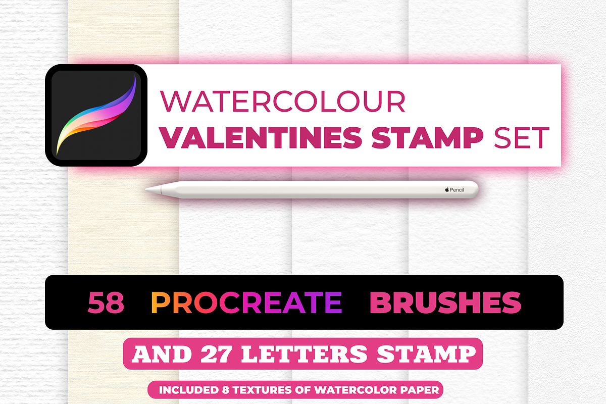 85 Romantic Brush Stamps Procreate, a Brush Add-On by Graphics Resources (Photo 2 of 11)