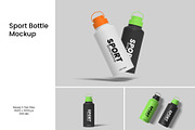High Quality Sport Bottle Mockup, a Product Mockup by Graphicbars (Thumbnail 1 of 6)