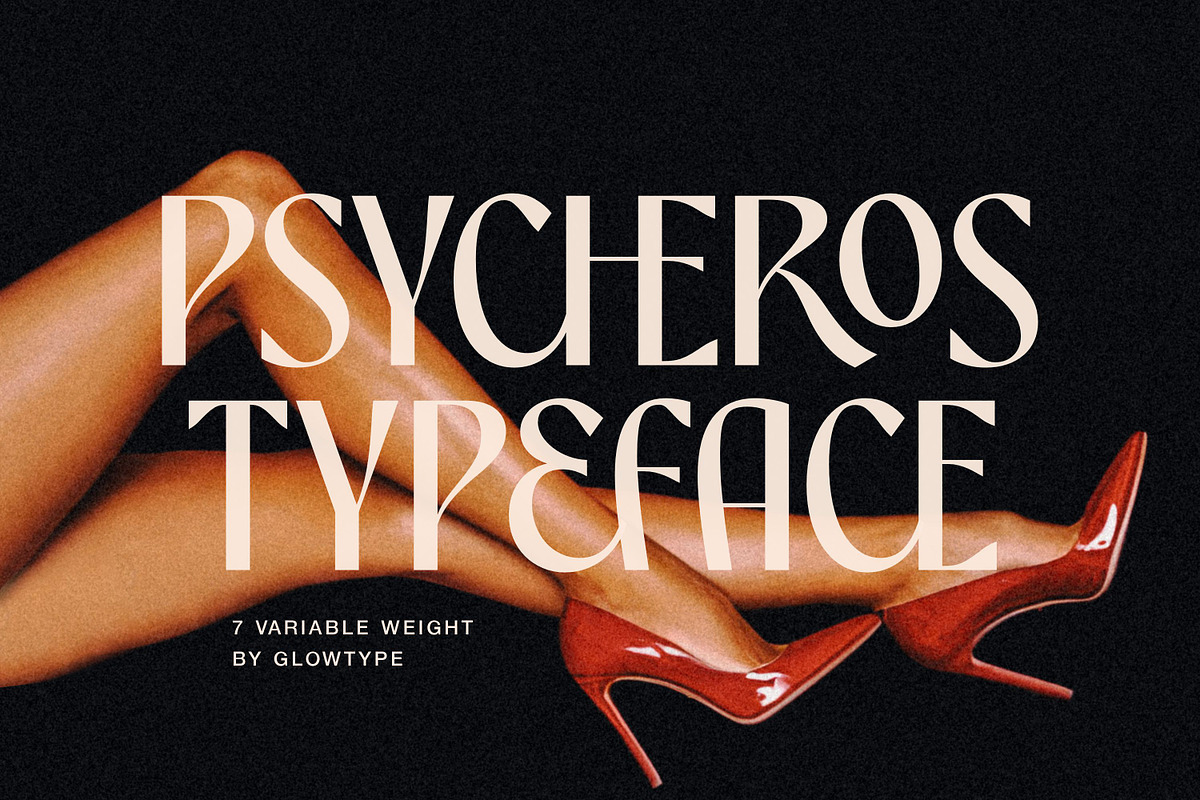 PSYCHEROS TYPEFACE, a Sans Serif Font by Glowtype (Photo 1 of 12)