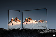 iPhone Duo Foldable Mockup, an iPhone Mockup by Claymoon Lab (Thumbnail 4 of 4)