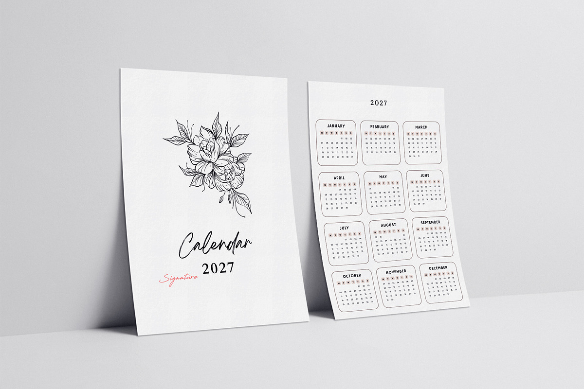Calendar Template, a Stationery Template by Design Zone (Photo 3 of 6)