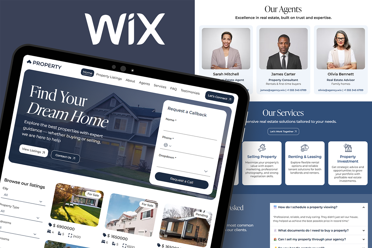 Realtor Wix Studio Website