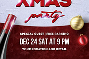 Merry Xmas Party Flyer, a Flyer Template by MergeIdea (Thumbnail 3 of 3)