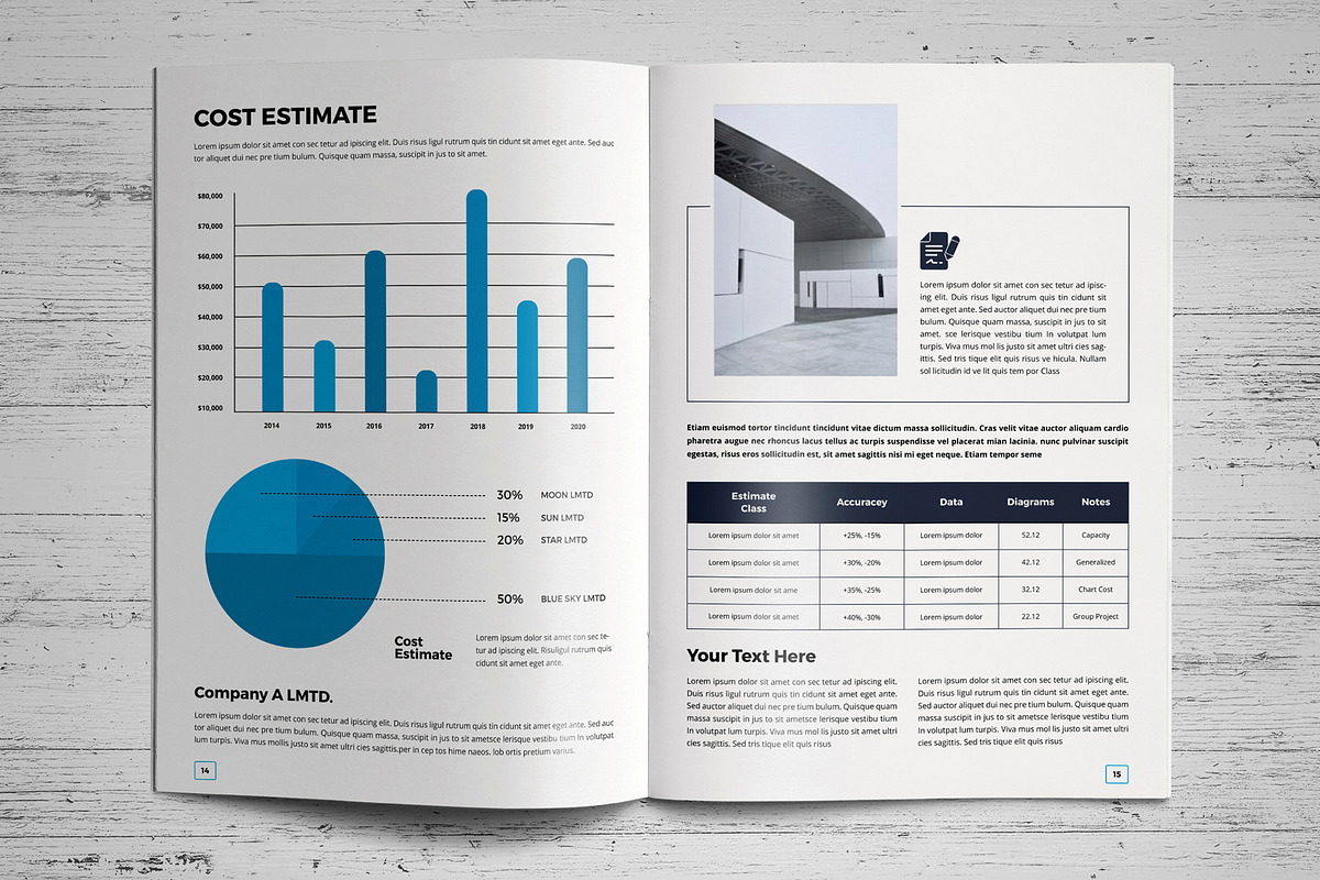 Project Proposal Template V8, a Stationery Template by JanySultana (Photo 8 of 12)