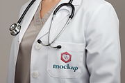 Medical Lab Coat Mockup PSD, an Apparel Mockup by Julia Anderi - Studio (Thumbnail 1 of 2)