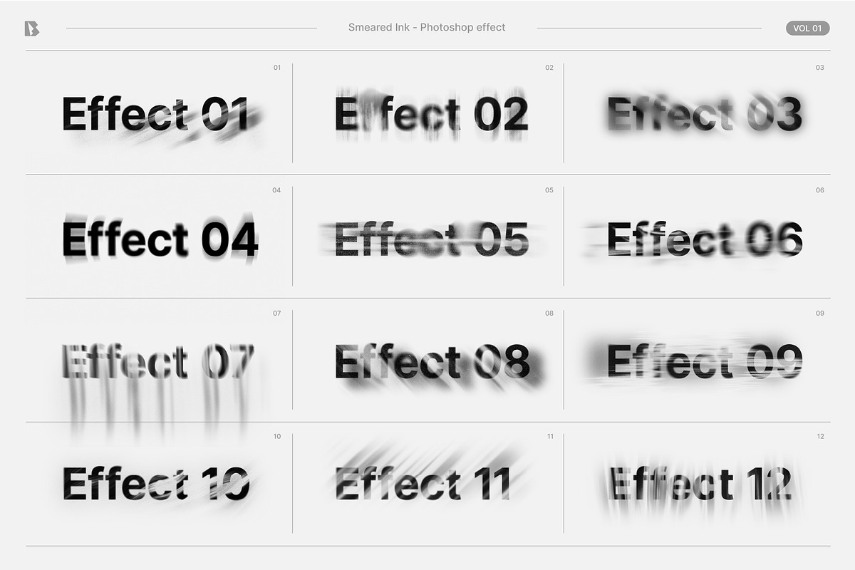 Smeared Ink Effect, a Brushes & More by Bran. (Photo 8 of 10)