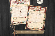 Christmas Correspondence journal kit, a Seasonal Illustration by ThatsDesignArt (Thumbnail 6 of 20)