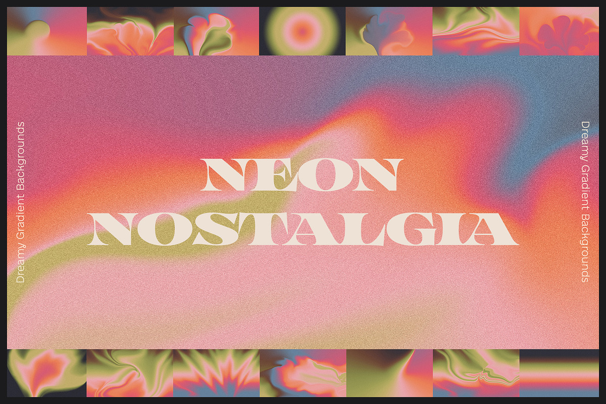 Neon Gradient Background Textures, a Texture Graphic by Oksana Trygub (Photo 1 of 16)