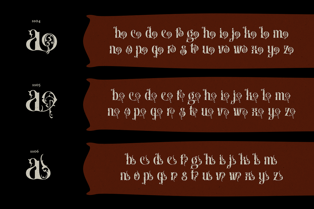 Heritangle Victorian Font, a Blackletter Font by madeDeduk (Photo 10 of 11)