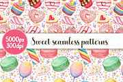2 candies and treats patterns, a Pattern Graphic by angychan (Thumbnail 1 of 3)